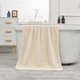 thumbnail image 1 of Toalla de baño gruesa 70x140 cm, franela suave y absorbente, toalla grande de ducha para familia, bebés y niños pequeños en beige, gris, caqui, verde., 1 of 6