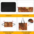 thumbnail image 4 of Cute Witch Frog Picnic Blanket Waterproof Outdoor Beach Blanket Hand-held Pad Suitable for Travel, Camping, Beach, Family Gatherings, 4 of 8
