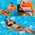 thumbnail image 5 of Vett Floating Bed 130.0 * 73.0cm Foldable Swimming Pool Hammock Mattress Summer Inflatable Floating Chair, 5 of 5