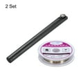 thumbnail image 3 of Uxcell 100m Molybdenum Screen Cutting Wire Line with Handle Phone LCD Cutting Wire Glass Separate Repair Tool,0.1mm, 3 of 5