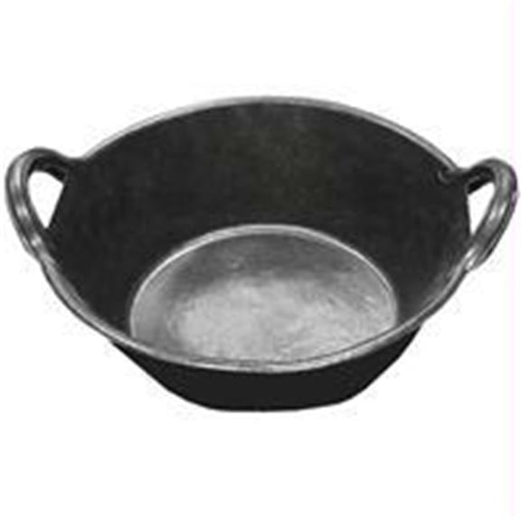 Inc Rubber Pan With Handles- Black 3 Gallon - DF3D