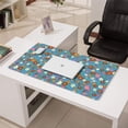 thumbnail image 3 of Long Mouse Pads for Desk,Pioneer Flower Floral Print Pattern Desk Mats on Top Of Desks, Desk Mouse Pad Extra Large with 3mm Non-Slip Base and Stitched Edge for Gaming,Office,Work,Home 31.5"x15.7", 3 of 6