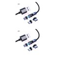 thumbnail image 4 of Cateissary Cable de succión magnética para USB Carga rápida Cabeza redonda Opcional 3 EN 1 Enchufe para Android Type3 NO3, 4 of 6