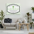 thumbnail image 2 of Stupell Industries Saint Patrick's Luck o'the Irish Sign Green Plaid, 36 x 48, Designed by AE Design, 2 of 6