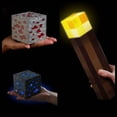 thumbnail image 3 of Luz LED de escritorio de noche, linterna de mano y montaje en pared, modelo de enredadera, TNT, minecraft, Steve, regalo para niños, 3 of 4