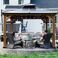 Sunjoy Missouri Collection 11 ft. x 11 ft. Cedar Framed Gazebo with