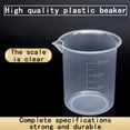thumbnail image 4 of SEARCHI Plastic Measuring Cup Liquid Nesting Stackable Measuring with Spout Multipurpose Mixing Cup, 4 of 9