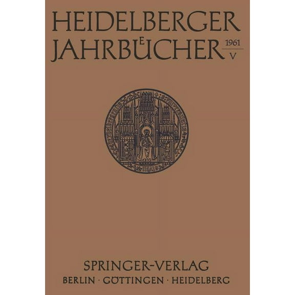 Heidelberger Jahrbücher Heidelberger Jahrbücher, Book 5, (Paperback)