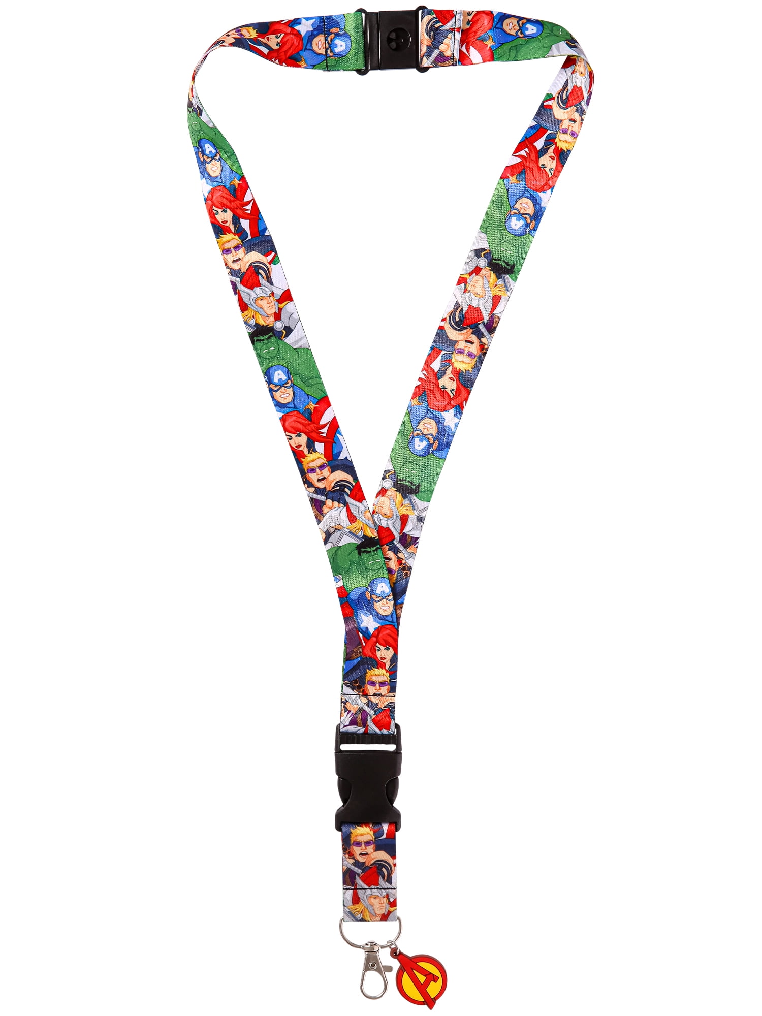 Marvel Men's Avengers Detachable Lanyard