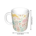 thumbnail image 2 of Yiaed Fall Rabbit Print Ceramics Coffee,Large Handle Design,Extra Large Tea and Coffee Cup for Office and Home Mugs, 2 of 6