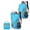 Blue+blue, variant on Foldable Waterproof Camping Backpack, Waterproof Hiking Backpack, Ultralight Collapsible Quick Dry Daypack Trekking Bag 35L
