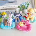 thumbnail image 1 of Disney Cartoon Cute Plush Doll Small Sofa Toys Alien Mickey Minnie Stitch Lotso Stuffed Toy Dolls Decoration Ornaments GiftsStyle C He Qiyong unisex, 1 of 1