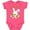 Retro Heather Pink, variant on Inktastic Happy Easter Bunny with Eggs and Carrot Boys or Girls Baby Bodysuit
