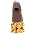 thumbnail image 5 of Girls 2 Piece Skirt Set Be Grateful Thanksgiving Clothes Outfit (6Y, Brown), 5 of 5