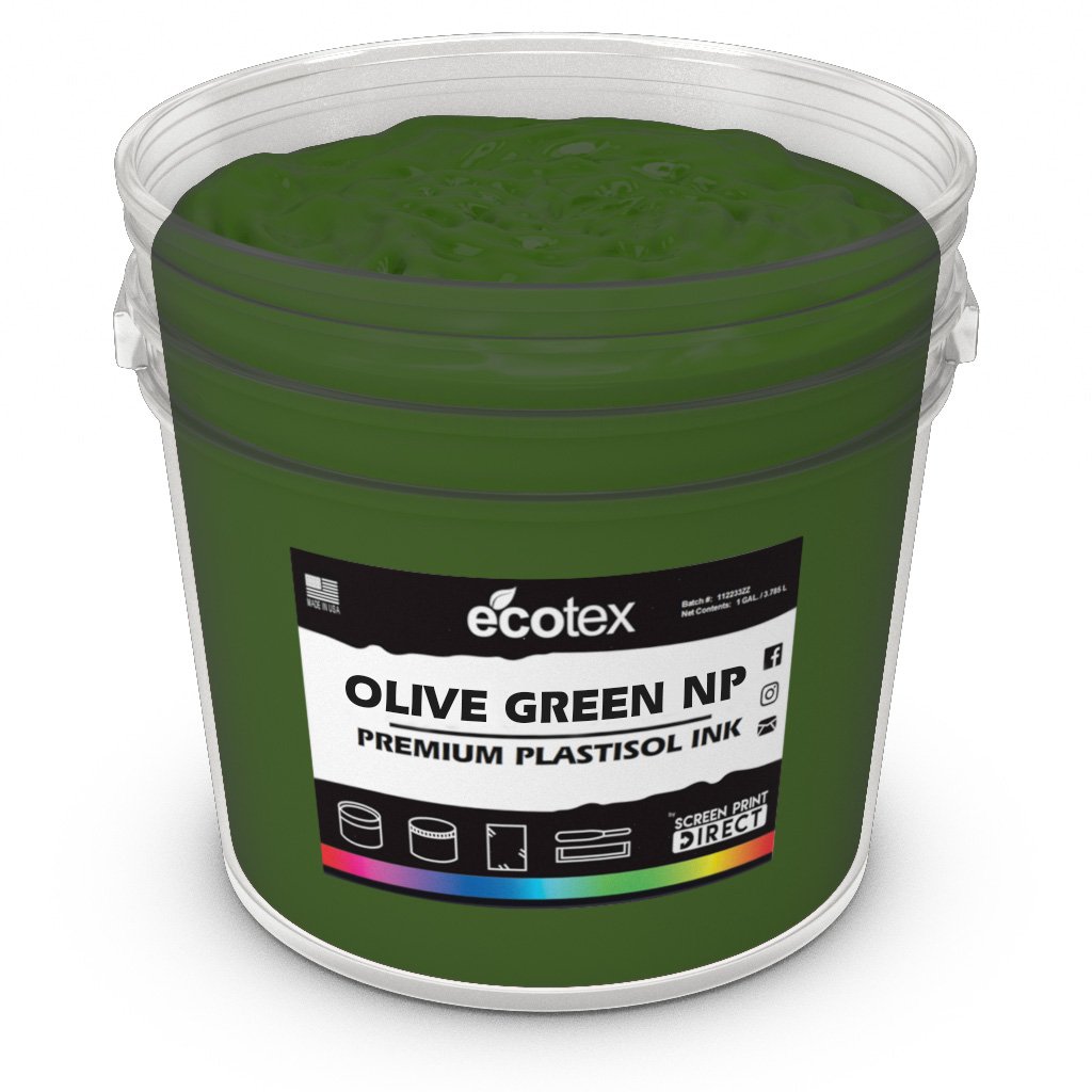 Ecotex® Plastisol Ink Olive Green