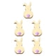 thumbnail image 1 of Bearachild Paquete de 5 Piezas de de Conejo Decoraciones de Pascua Regalos de Aniversario JM01167 Type2 NO2 Bearachild CBP192716, 1 of 5