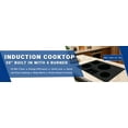 thumbnail image 4 of Equator 30" Built-In 4 Burner Induction Cooktop POWER BOOST Keep Warm 240V/7400W, 4 of 18