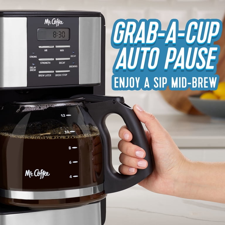 Mr. Coffee, 12 Cup Programmable Coffee Maker, 3 Ways to Brew System -  Walmart.com