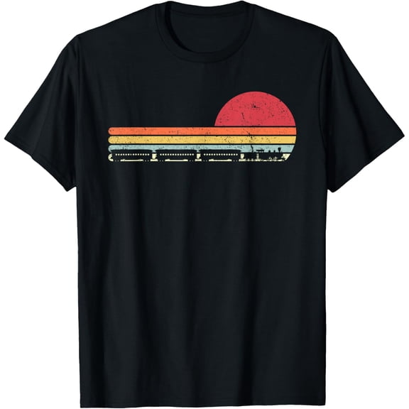 Train Shirt. Retro Style T-Shirt