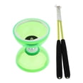 thumbnail image 4 of Unique 3-Bearing Diabolo with Sticks & String, Rubber Ball Toy, Children Green, 4 of 8