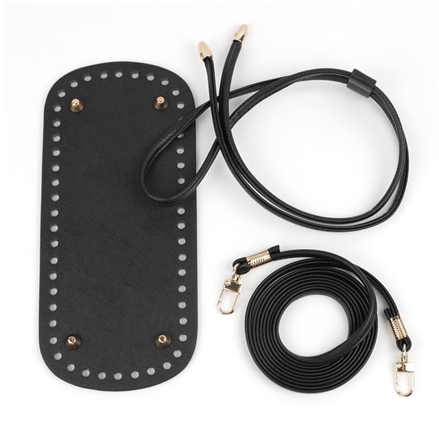 Bolsa de asas Kit de reparación DRAWstrings Straps Ajustable Straps Mujeres Monedero Bucket Hacer Home DIY Bolsas Crafting Supplies Negro 3 piezas Inevent AP004439-02