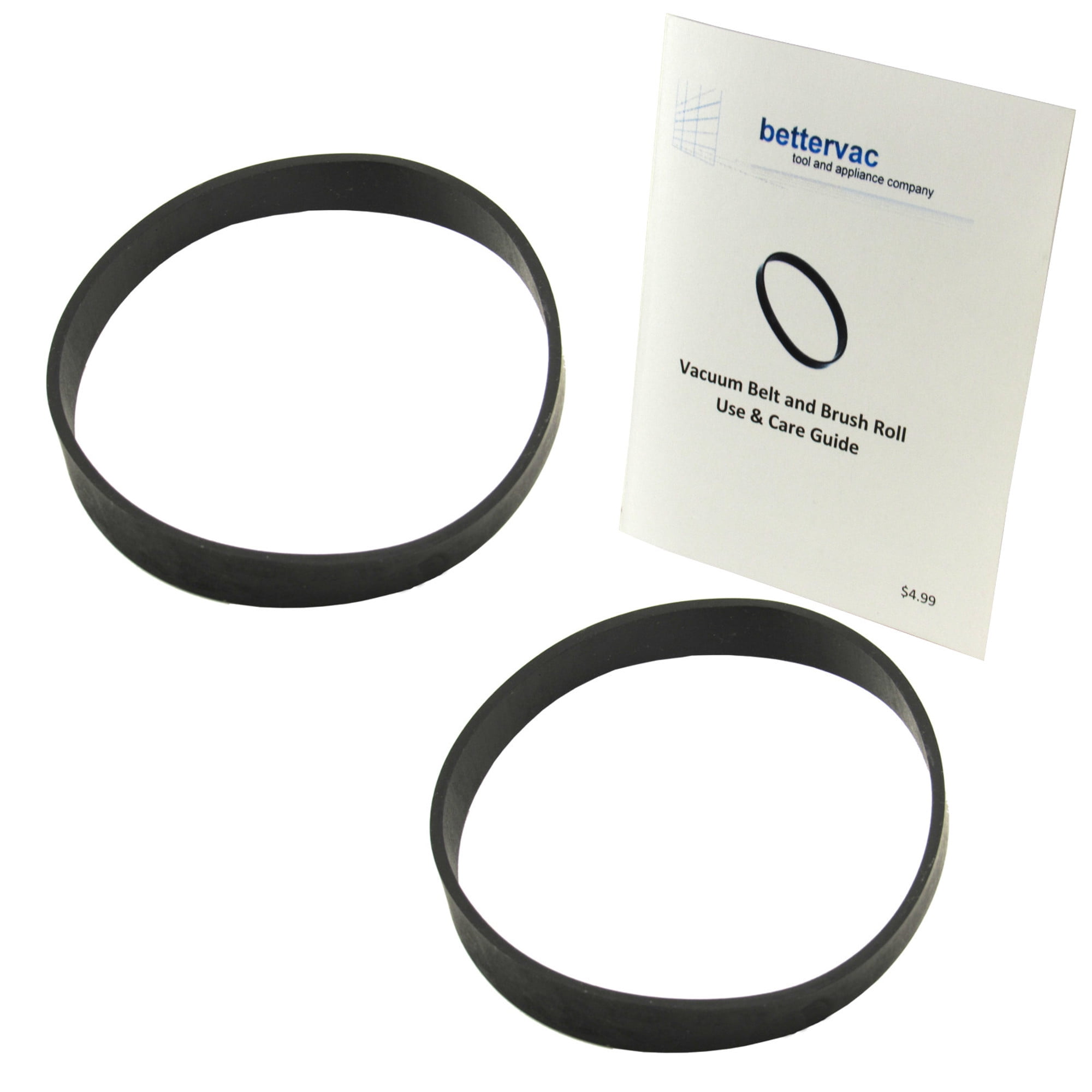 2-Pack Vacuum Belt fits Bissell CleanView Momentum Power/ Rewind Velocity Series 