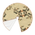 thumbnail image 3 of Bingfone Christmas Tree Skirt Mat Christmas Decoration Interior 48"-Vintage Bird, 3 of 8