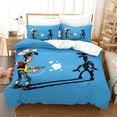 thumbnail image 1 of New Lucky Luke Ensemble de Literie Simple Simple Full Size Ensemble de Lit Adulte Enfant Housse de Couette Ensemble de Draps Anime, 1 of 5