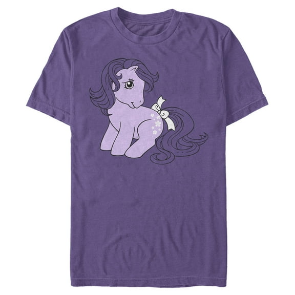 Men's My Little Pony Blossom Cutie Mark Graphic Tee Purple Medium