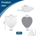 thumbnail image 2 of PH 200pcs Heart Sew on Mirrors Pieces Silver Acrylic Sew on Rhinestones with Holes 0.8x0.7inches Mirror Beads for DIY Wedding Dresses Clothing Bags Shoes Decoration Garment Crafts Silver, 2 of 6