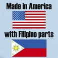 thumbnail image 2 of CafePress - Made In America With Filipino Parts Body Suit - Long Sleeve Cotton Baby Bodysuit, 2 of 4