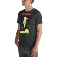 thumbnail image 4 of Smiski Christmas T-Shirt | Funny Sleeping Smiski Holiday Tee, Cute Kawaii Christmas Gift  (Dark Grey Heather, XL), 4 of 6