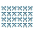 thumbnail image 2 of SHIMELE 24pcs Christmas Velvet Bows, Flocking Cloth Ribbon Bows for Holiday Decorations, Gift Wrapping, DIY Party Decor - Blue & Green 9x9cm, 2 of 6