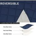 thumbnail image 5 of Easy-Going Recliner Sofa Cover, Reversible Couch Cover for 3 Seat Recliner, Split Sofa Cover for Each Seat, Furniture Protector with Elastic Straps for Kids, Dogs, Pets(3 Seater, Navy/Ivory), 5 of 7