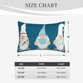 thumbnail image 4 of Rateoe Nurse Doctor Gnomes Pattern Pillow Covers with Invisible Zipper(Pillows are not Included) Standard Pillowcases-16"x24", 4 of 6