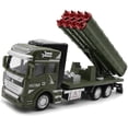 thumbnail image 1 of Tanque militar misil lanzacohetes modelo juguete coche niños aleación conjunto, 1 of 1