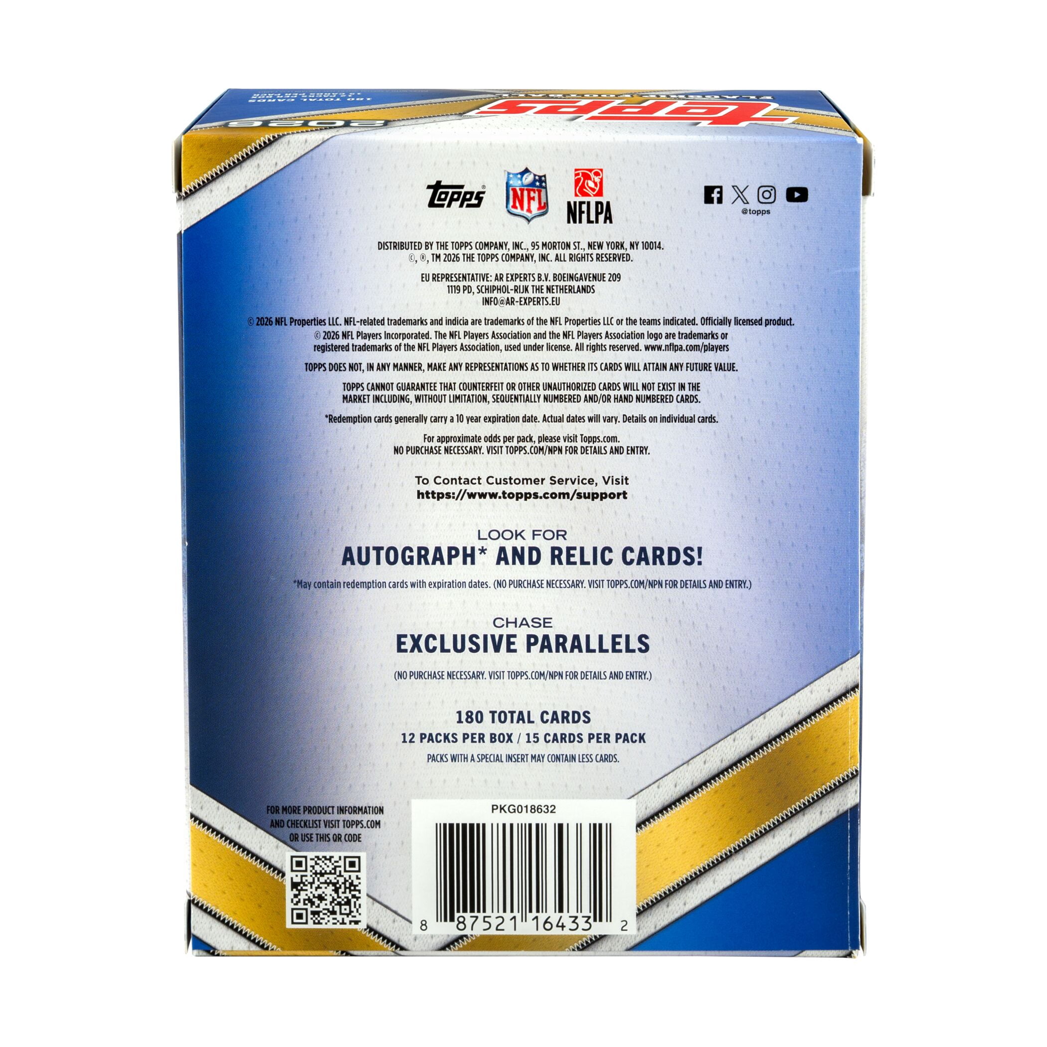 2026 Topps Football Trading Cards Exclusive Mega Box