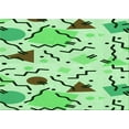 thumbnail image 1 of Ahgly Company Machine Washable Indoor Rectangle Transitional Green Area Rugs, 2' x 4', 1 of 7