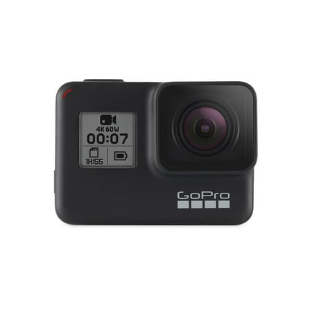 GoPro HERO7 Black — Waterproof Action Camera with Touch Screen 4K HD Video 12MP Photos Live Streaming (Newest (Best 4k Action Camera)