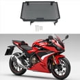 thumbnail image 5 of 2X for CBR500R 500R 2021 2022 Radiator Guard Grille Cover Radiator Protection Cover Motorcycle Accessories,2 x Radiator Guard Grille Cover 2 set x Mounting Accessories,Black, 5 of 5