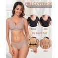 thumbnail image 3 of Cassie Liz Deep V Bras for Women No Underwire Jelly Wireless Push Up Bra Comfortable Bralette Seamless T-Shirt Bras, 3 of 6