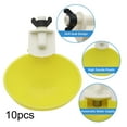 thumbnail image 4 of 10 Uds. de vasos automáticos para beber agua de aves de corral, de plástico para pájaros, pollos, gallinas, gallineros, codornices Colco regaderas para aves de corral, 4 of 8