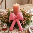 thumbnail image 5 of Christmas Bow Ornaments Soft Pastel Tree Decor for Wreaths, Garlands, Parties, 5 of 6