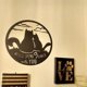 thumbnail image 5 of RKSTN Wall Sticker Nine Lives I Like To Spend Nine Lives With You Iron Metal Home Decoration, 5 of 6