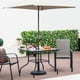 thumbnail image 2 of Mesa de Comedor para Patio Costway 89 x 89 cm con Tablero de Vidrio Templado, 2 of 4