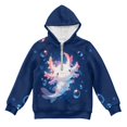 thumbnail image 4 of Pzuqiu Axolotl Boys Hoodies Sweatshirts 8-9 Warm Casual Long Sleeve Jacket Outfits Stretchy Children Fall Coat Comfortable Fall Outerwear Versatile for Boys Teens Youth, 4 of 7