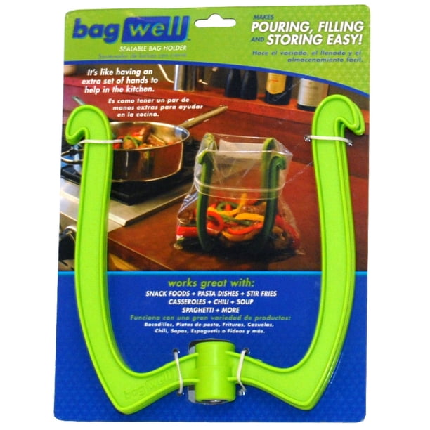 Bag Well Sealable Bag Holder for 1 Gallon Bags