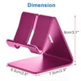 thumbnail image 4 of Universal Aluminium Alloy Cell Phone Tablet Desk Stand Holder Mount For iPhone XR /XS/ XS Max/X/8, Samsung Galaxy S9/S9 Plus S8/S8 Plus Note 9/8/5, 4 of 6