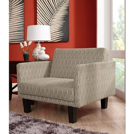 Metro Chair with Arms, Brown Dot