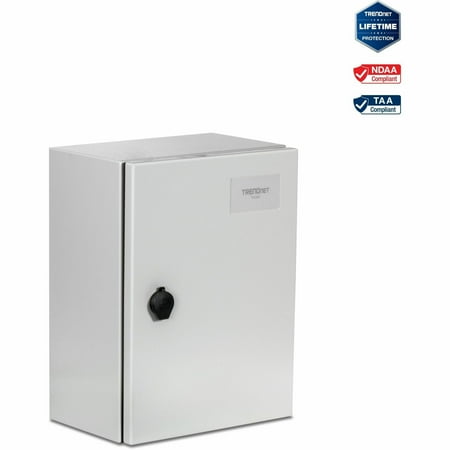 UPC: 0710931161939 | TRENDnet TI-CA2 Outdoor IP66 Steel Enclosure with Lockable Hinged Door